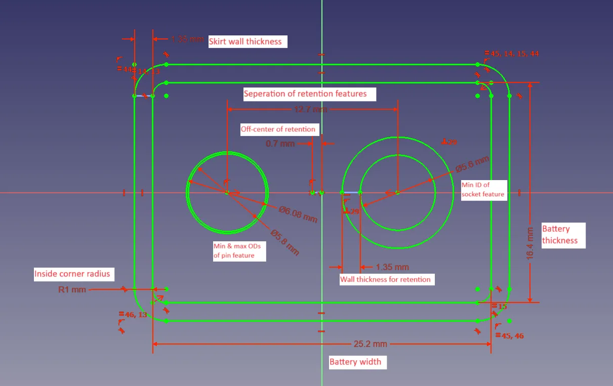 Nắp pin 9V với lớp bảo vệ chống bụi