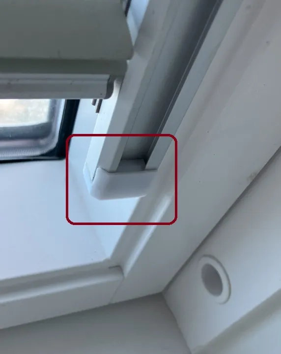 Nắp kết thúc cho rèm Velux GGL và các loại khác bằng nhôm