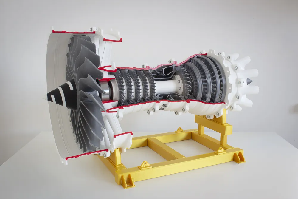 Giá đỡ mô hình động cơ phản lực của Catiav5ftw