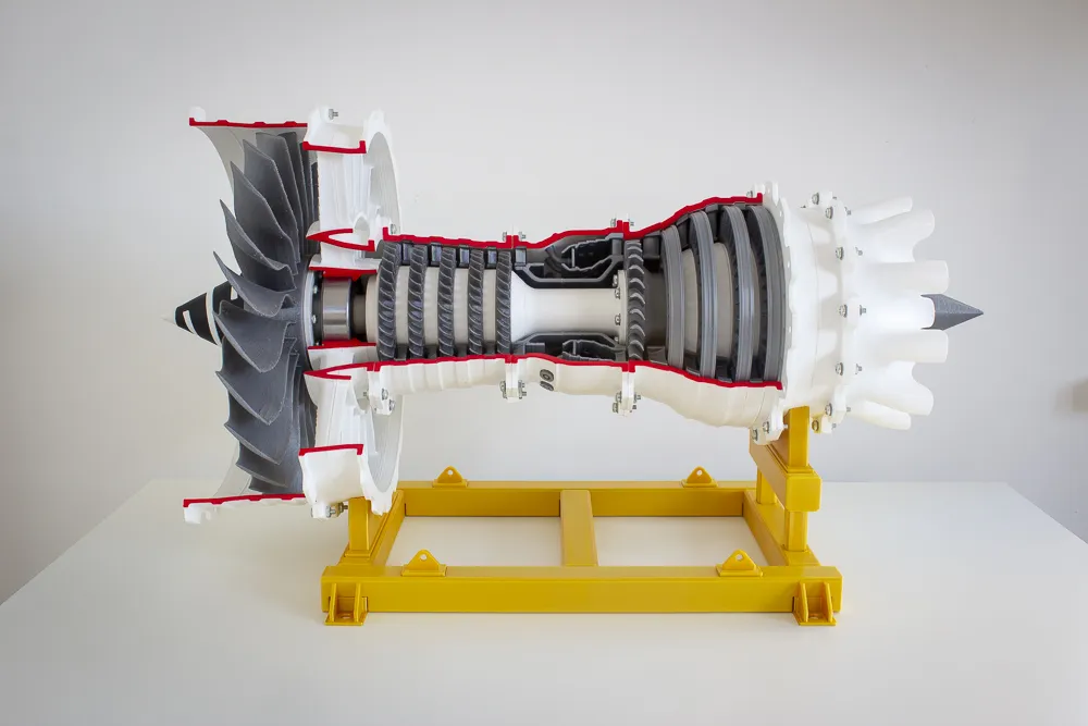 Giá đỡ mô hình động cơ phản lực của Catiav5ftw