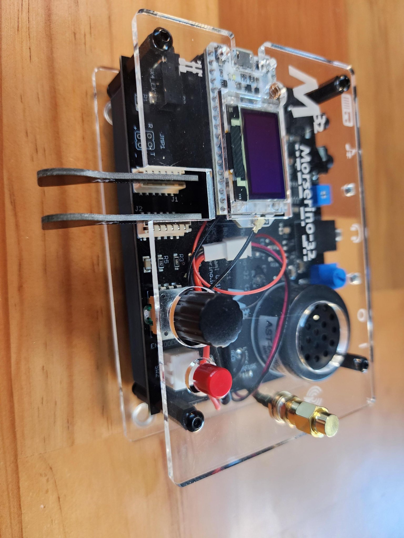 Giá đỡ pin LiPo 3.7V cho bo mạch Morserino