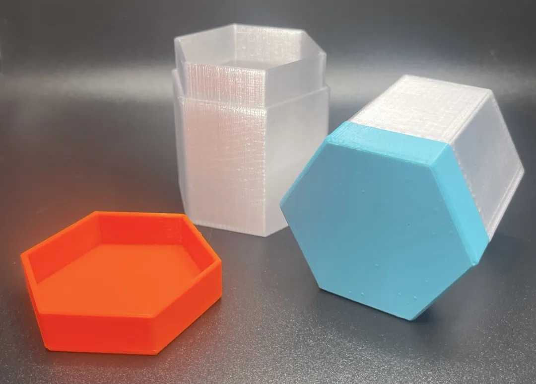 Thùng chứa hình lục giác nhỏ gọn