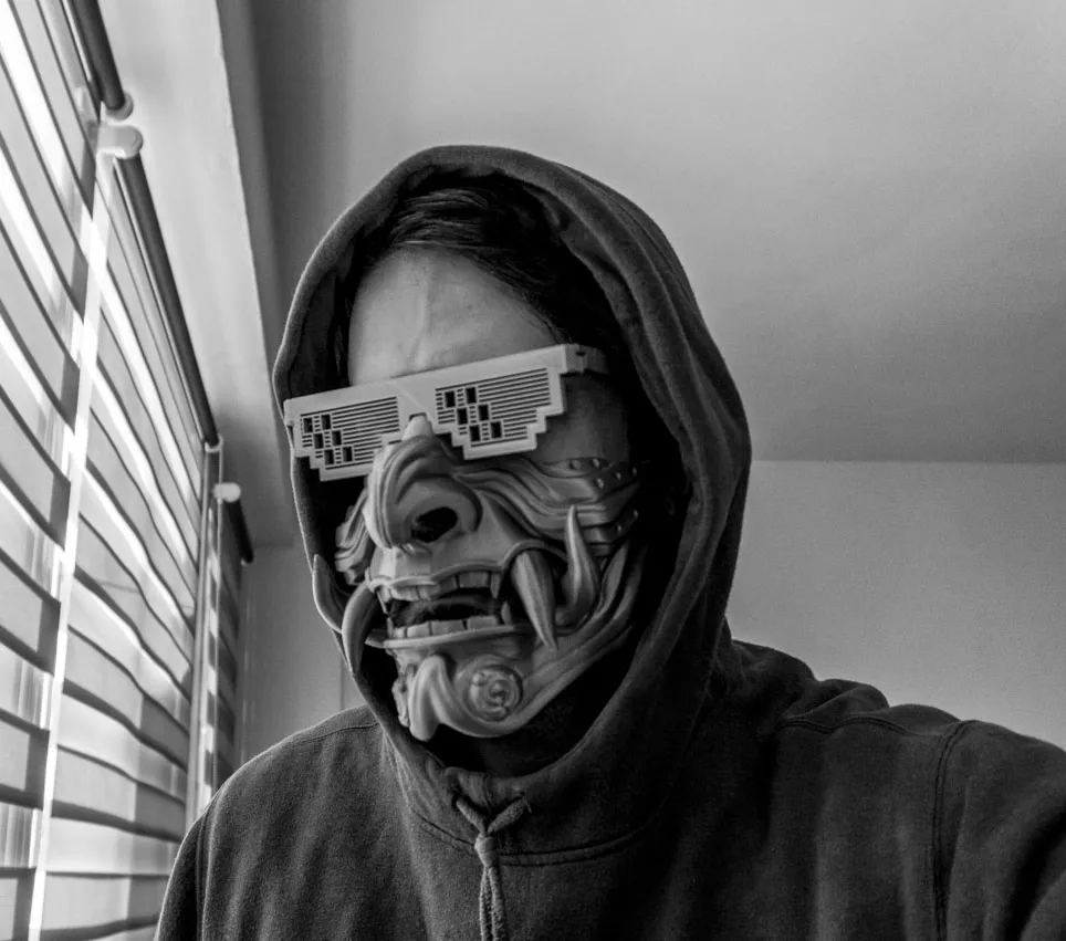 Mặt nạ samurai lớn cho cosplay và nghệ thuật