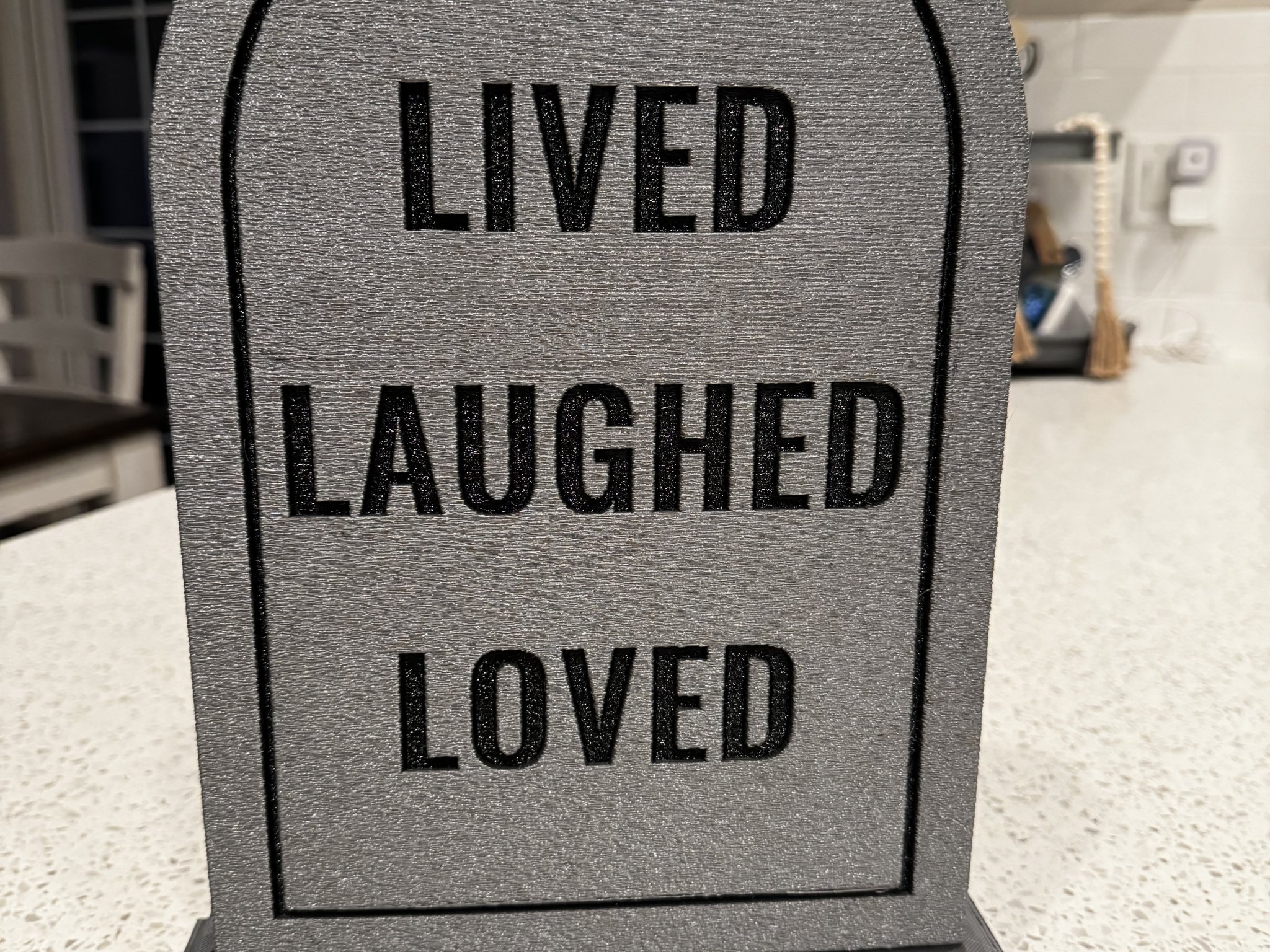 Bảng đá mồ với lớp da mềm mại cho Halloween