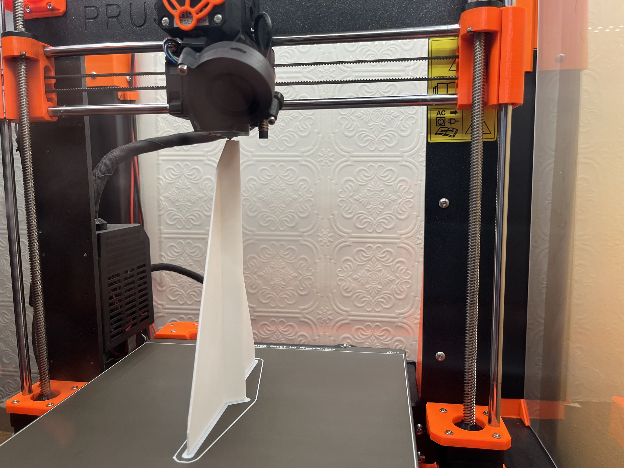 Máy bay giấy chế độ bình hoa in 3D