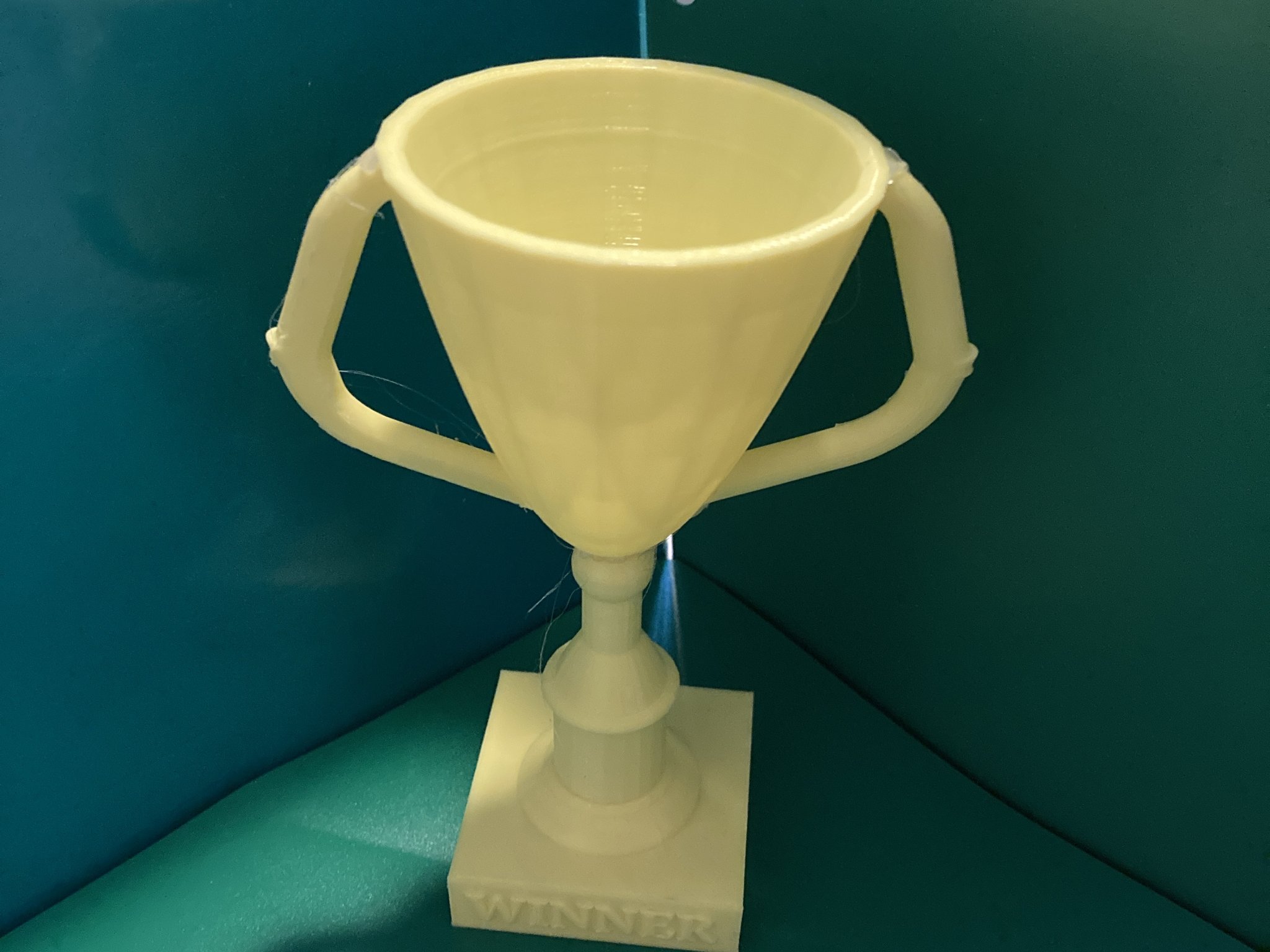 Cúp chiến thắng thiết kế độc đáo cho máy in 3D