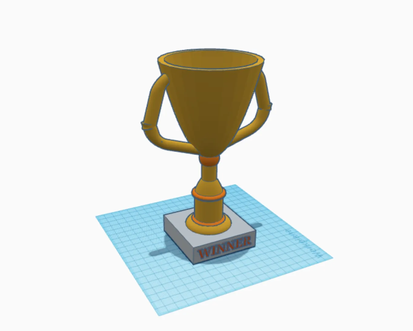 Cúp chiến thắng thiết kế độc đáo cho máy in 3D