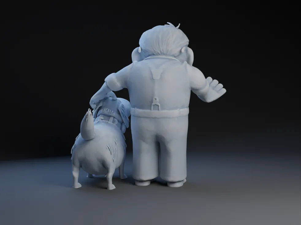 Nhân vật Carl và Dug từ bộ phim Up của Disney