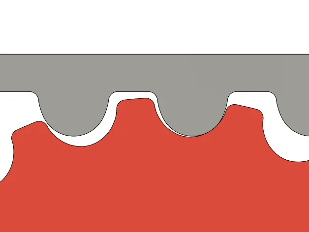 Bánh đai GT2 hình involute cho máy in 3D