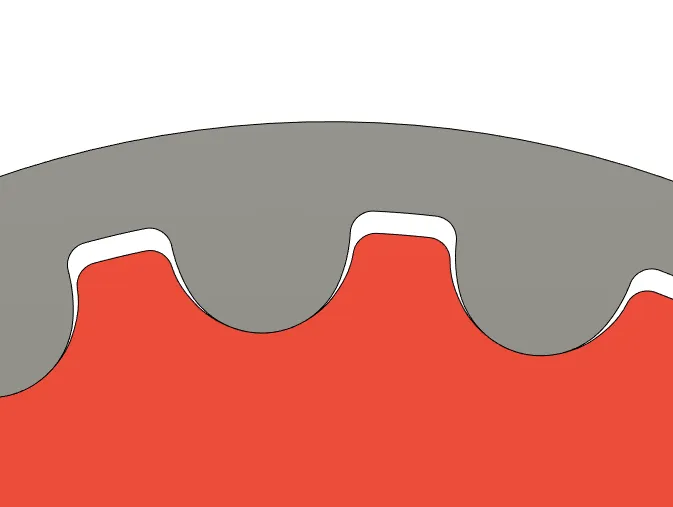 Bánh đai GT2 hình involute cho máy in 3D