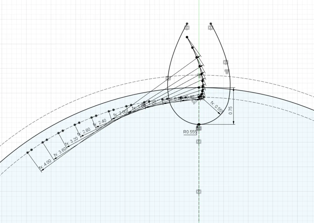 Bánh đai GT2 hình involute cho máy in 3D