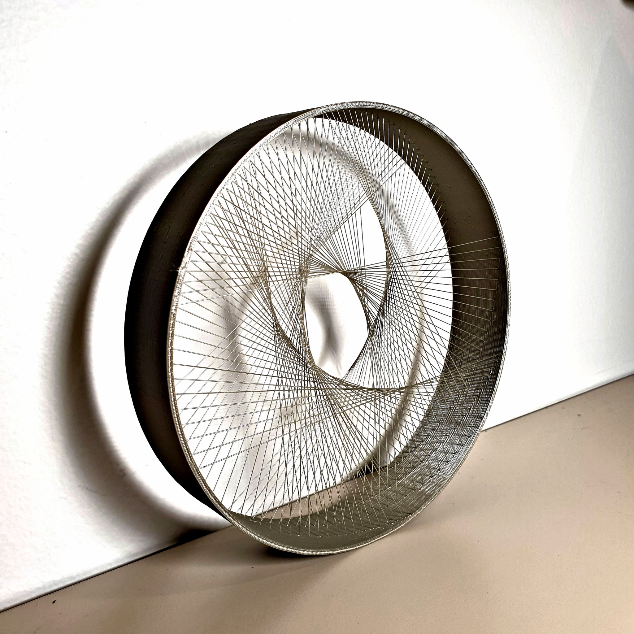 Nghệ thuật dây hình tròn in 3D với độ cao lớp 0.3mm