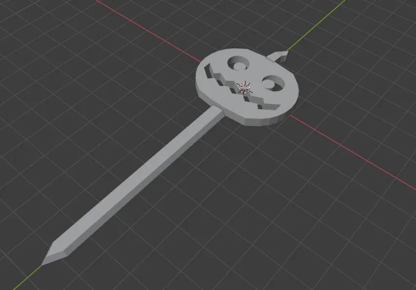 Que xiên bí ngô trang trí Halloween