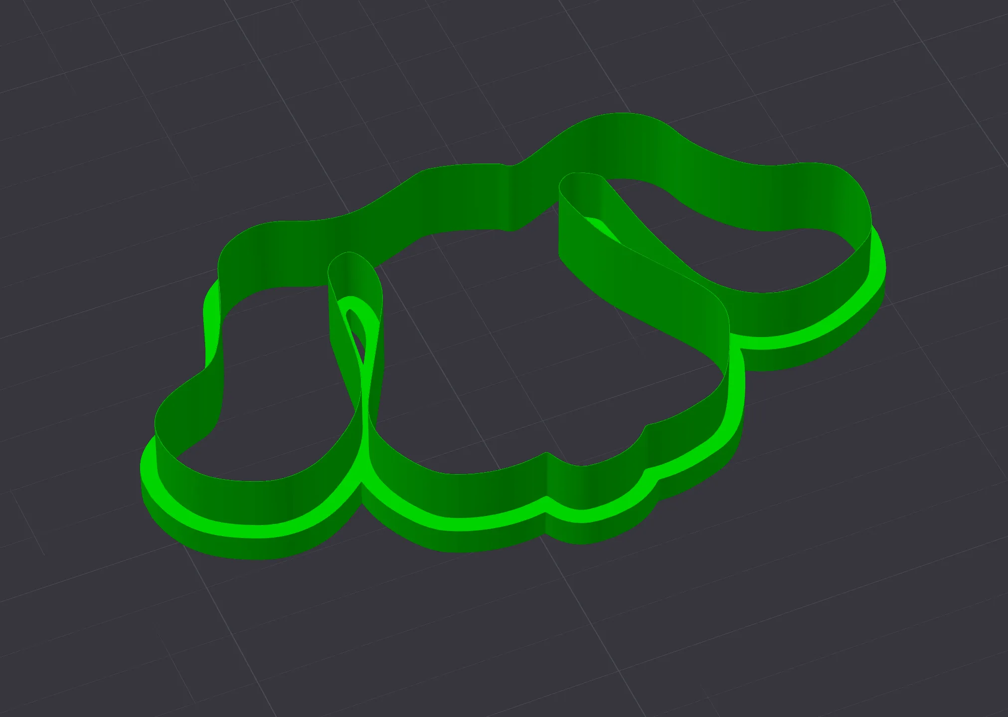 Cutter bánh quy hình nhân vật Blue từ Blues Clues