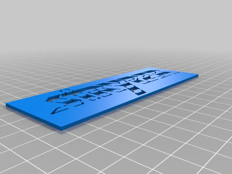 Mẫu stencil và con dấu logo Stryper để in 3D