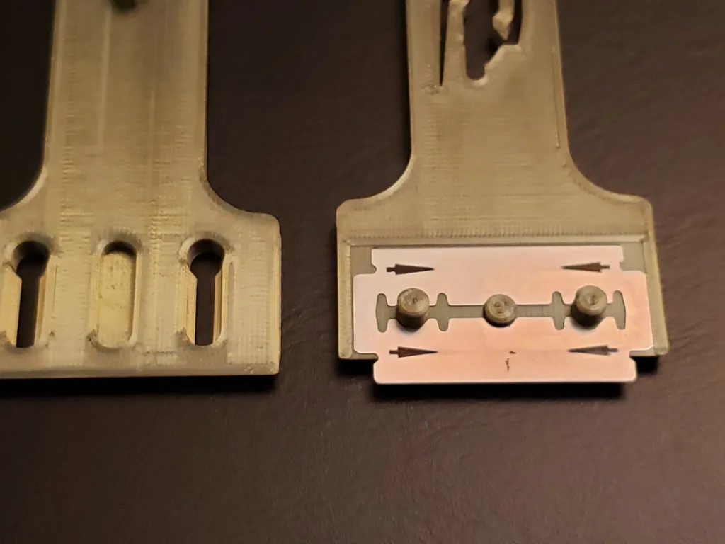 Dao cạo lưỡi dao hai cạnh có thể thu vào