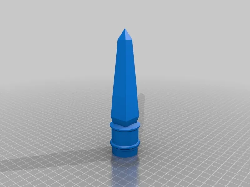 Đỉnh hình obelisk phong cách Ai Cập cho hàng rào Halloween