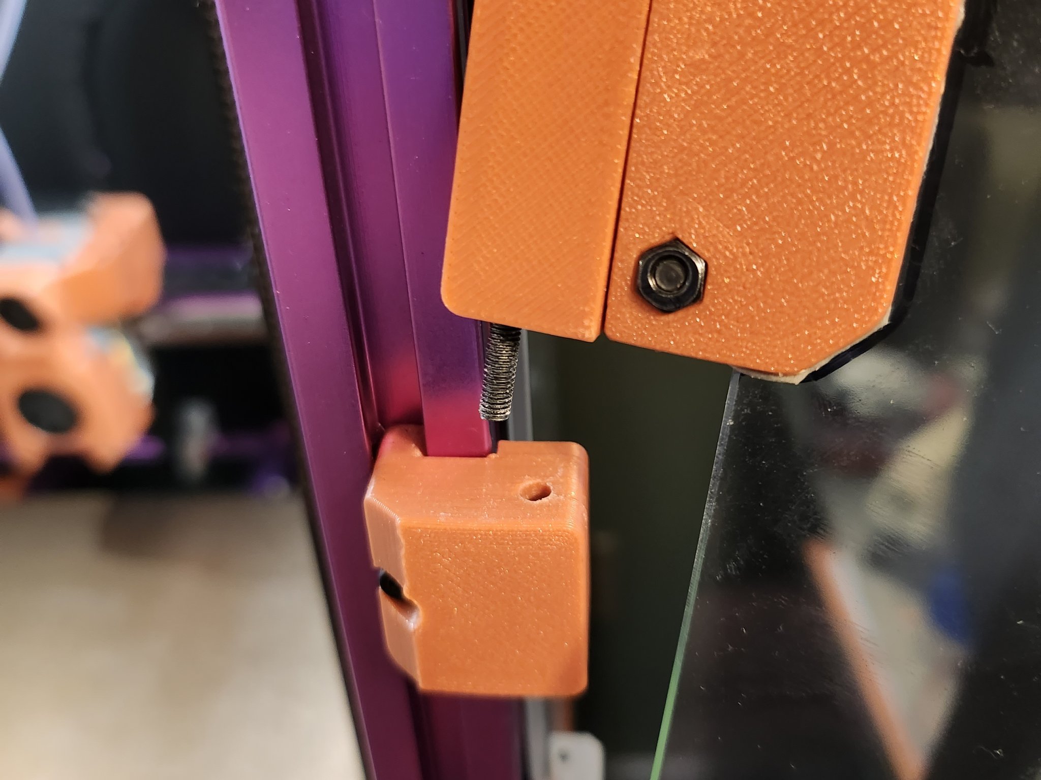 Bản lề kẹp dễ in cho máy in Voron 1515 và 2020