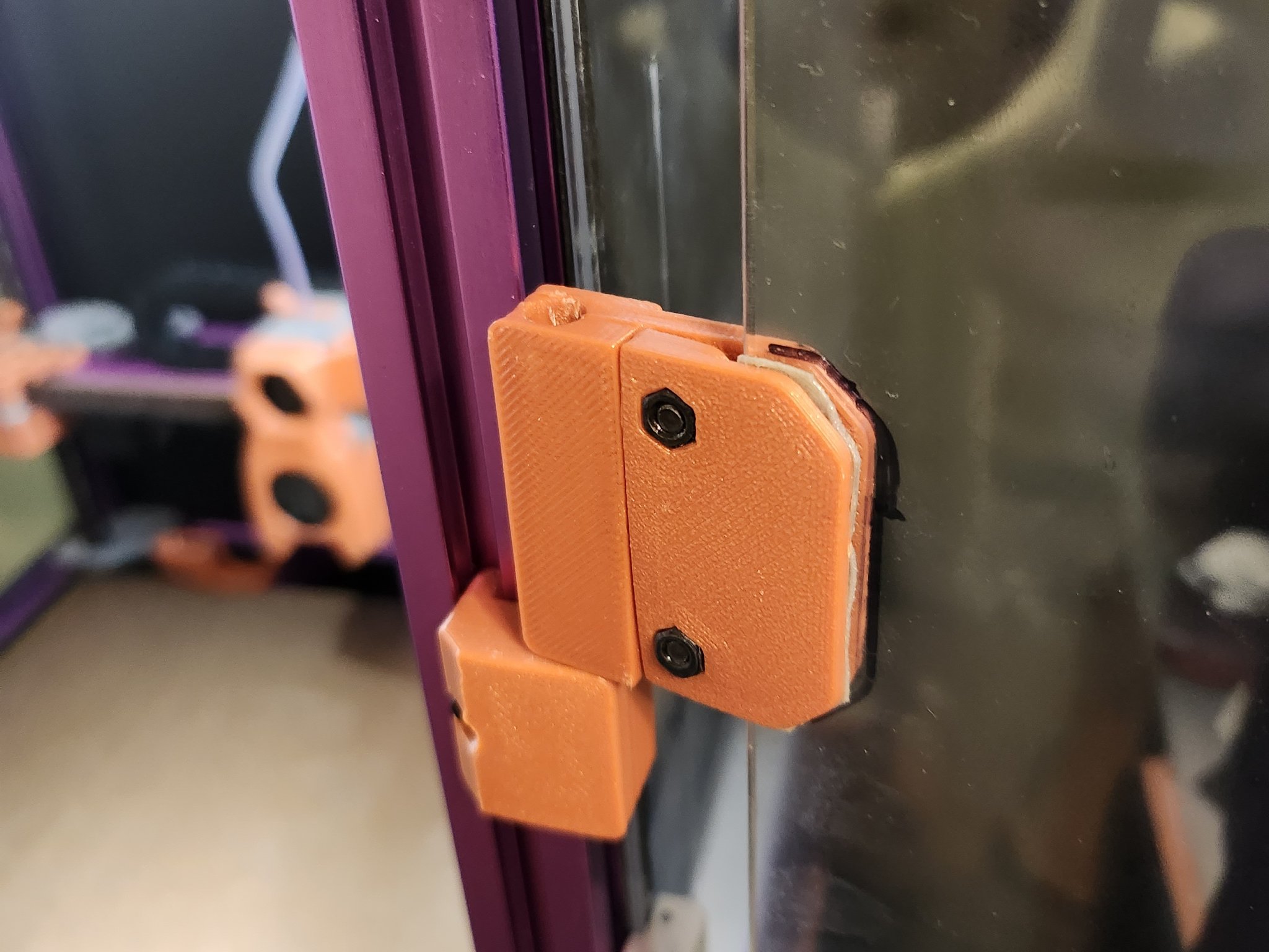 Bản lề kẹp dễ in cho máy in Voron 1515 và 2020