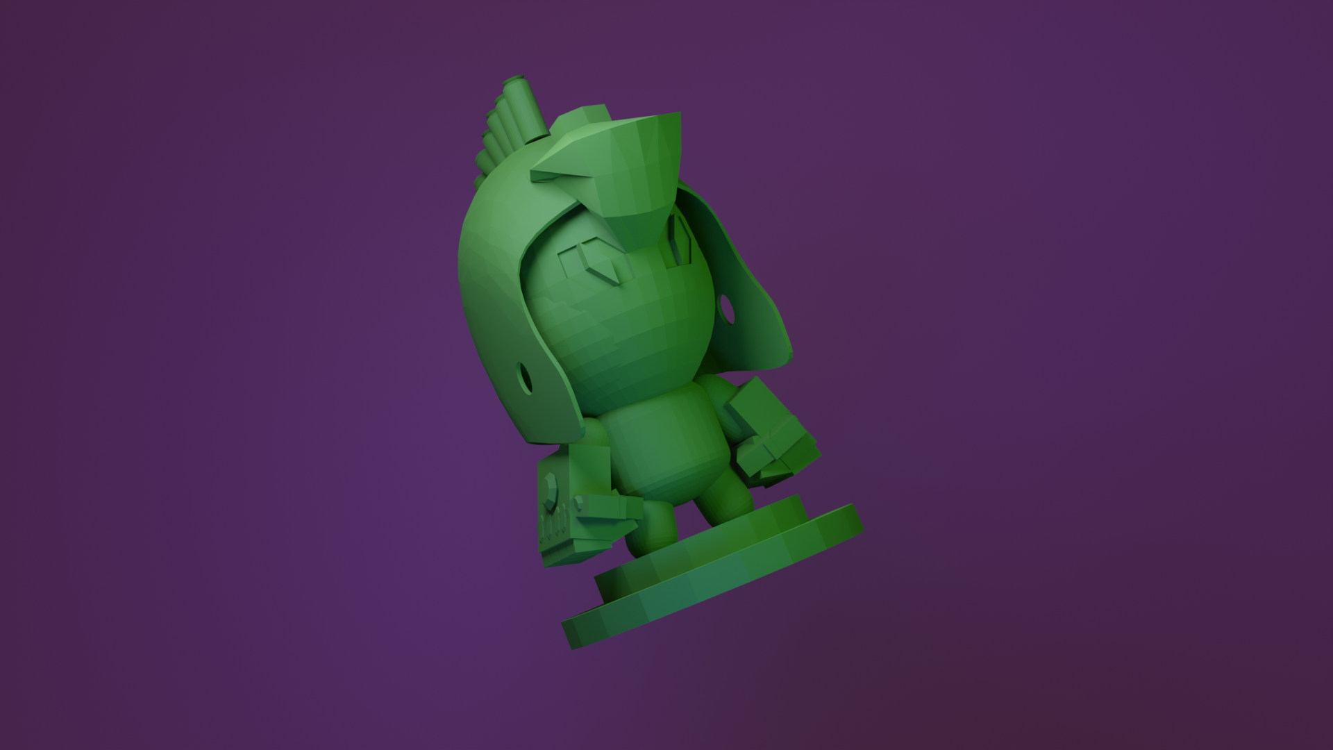 Nhân vật gladiator 3D cho trò chơi chiến thuật