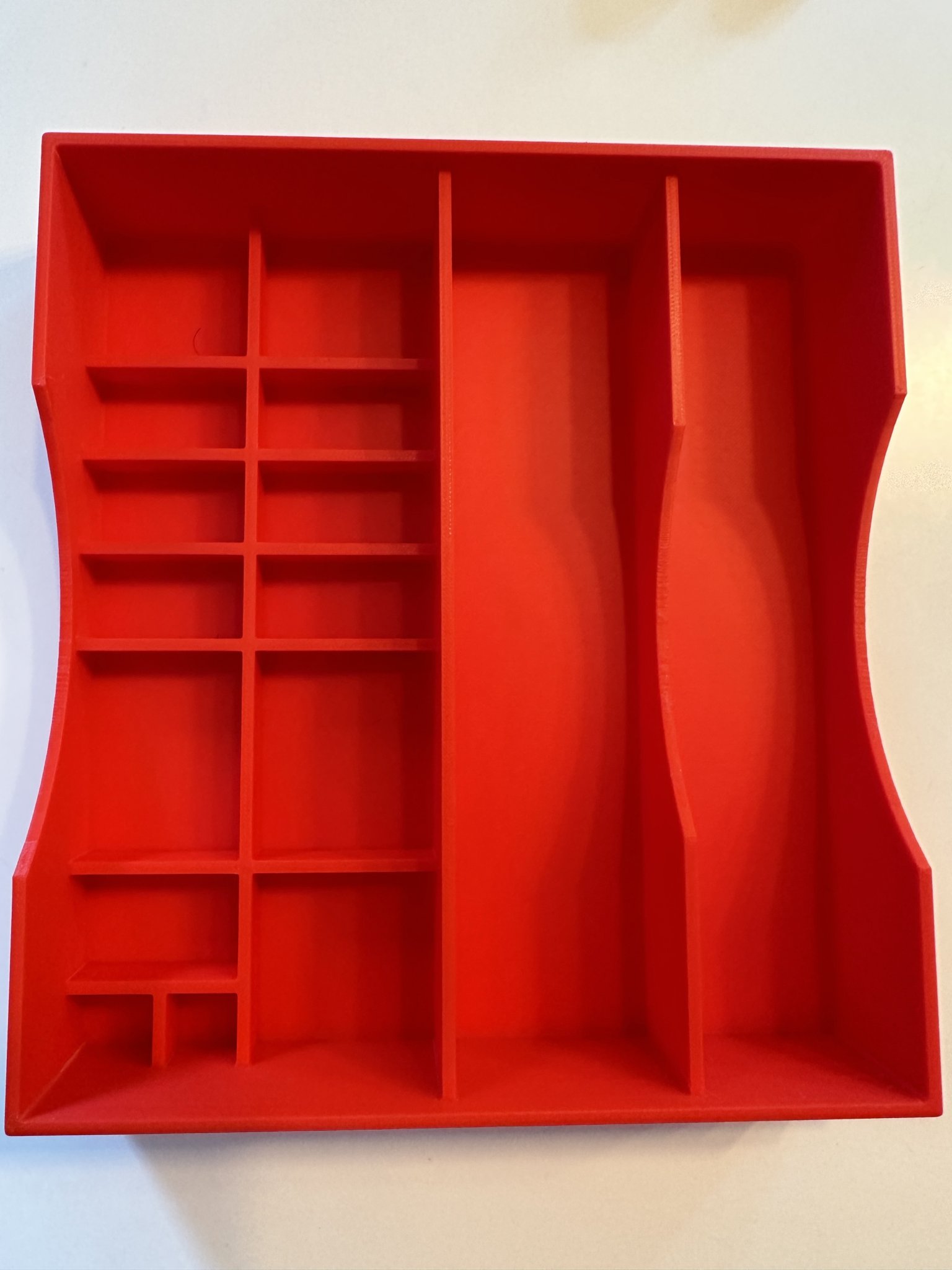 Khay tổ chức đồ dùng chắc chắn cho hai máy tỉa tóc