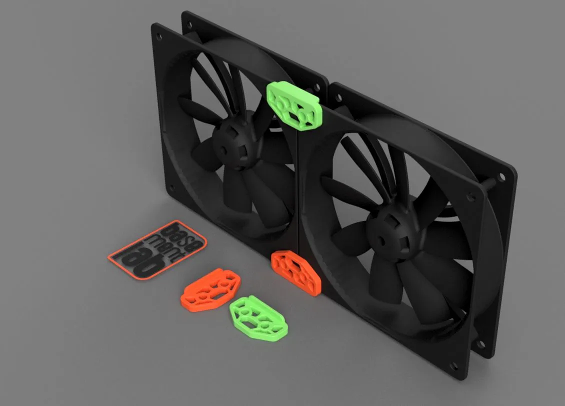 Giá Đỡ Quạt Máy Tính 120mm - Staffetta Giunzione Ventole Pc