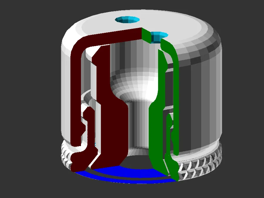 Khóa chốt nhanh với thiết kế in ngay tại chỗ
