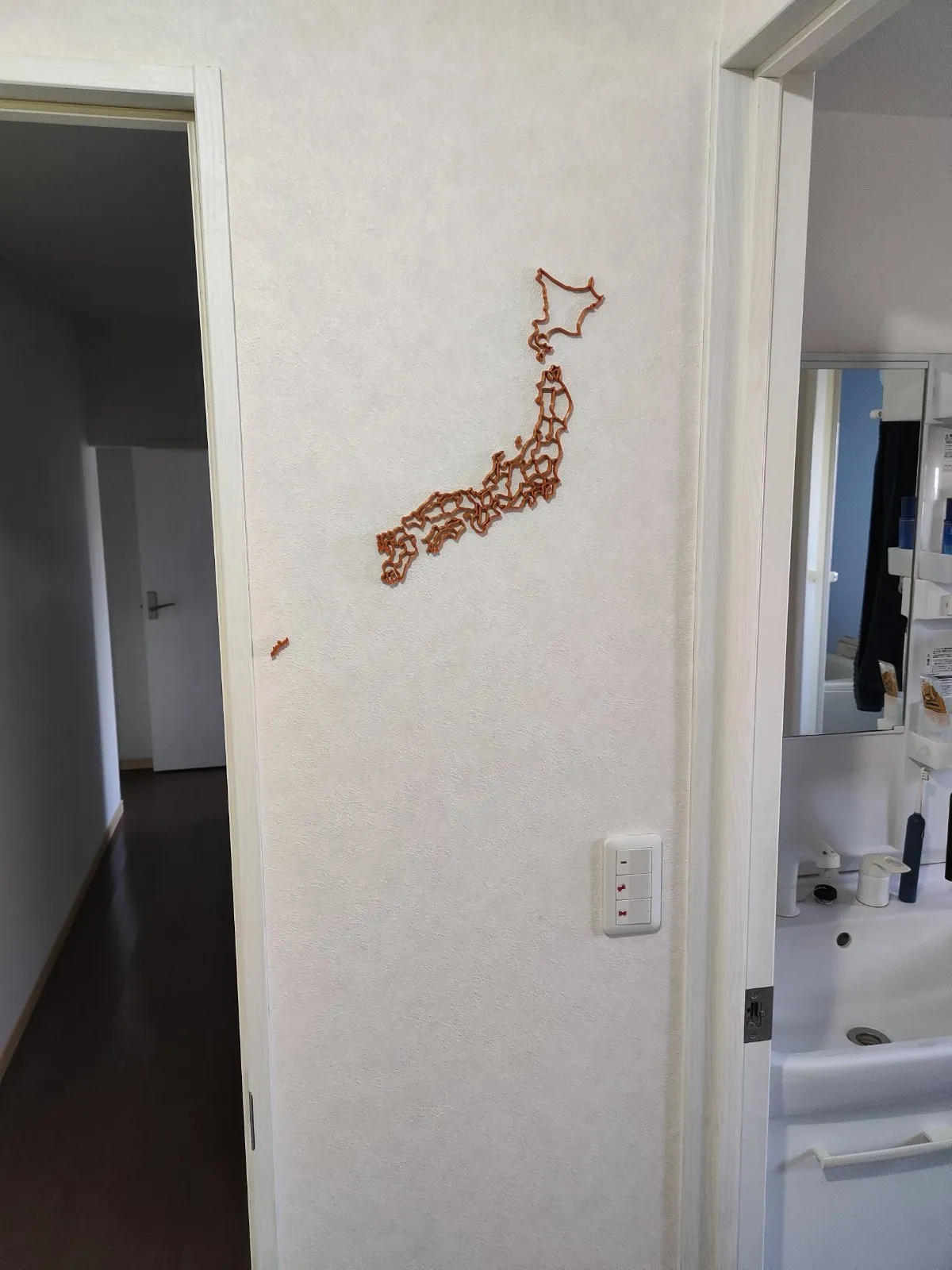 Bản đồ địa hình 3D Nhật Bản với các tỉnh và biên giới