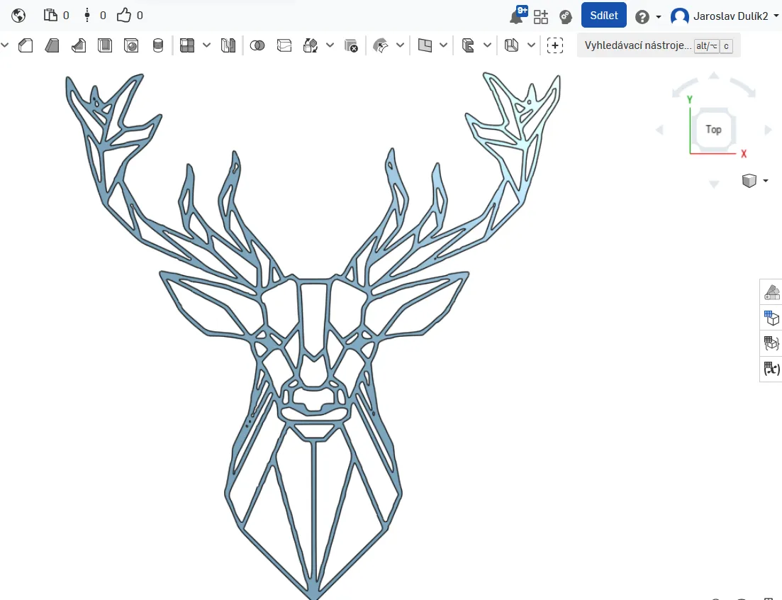 Gạc thấp poly trang trí tường
