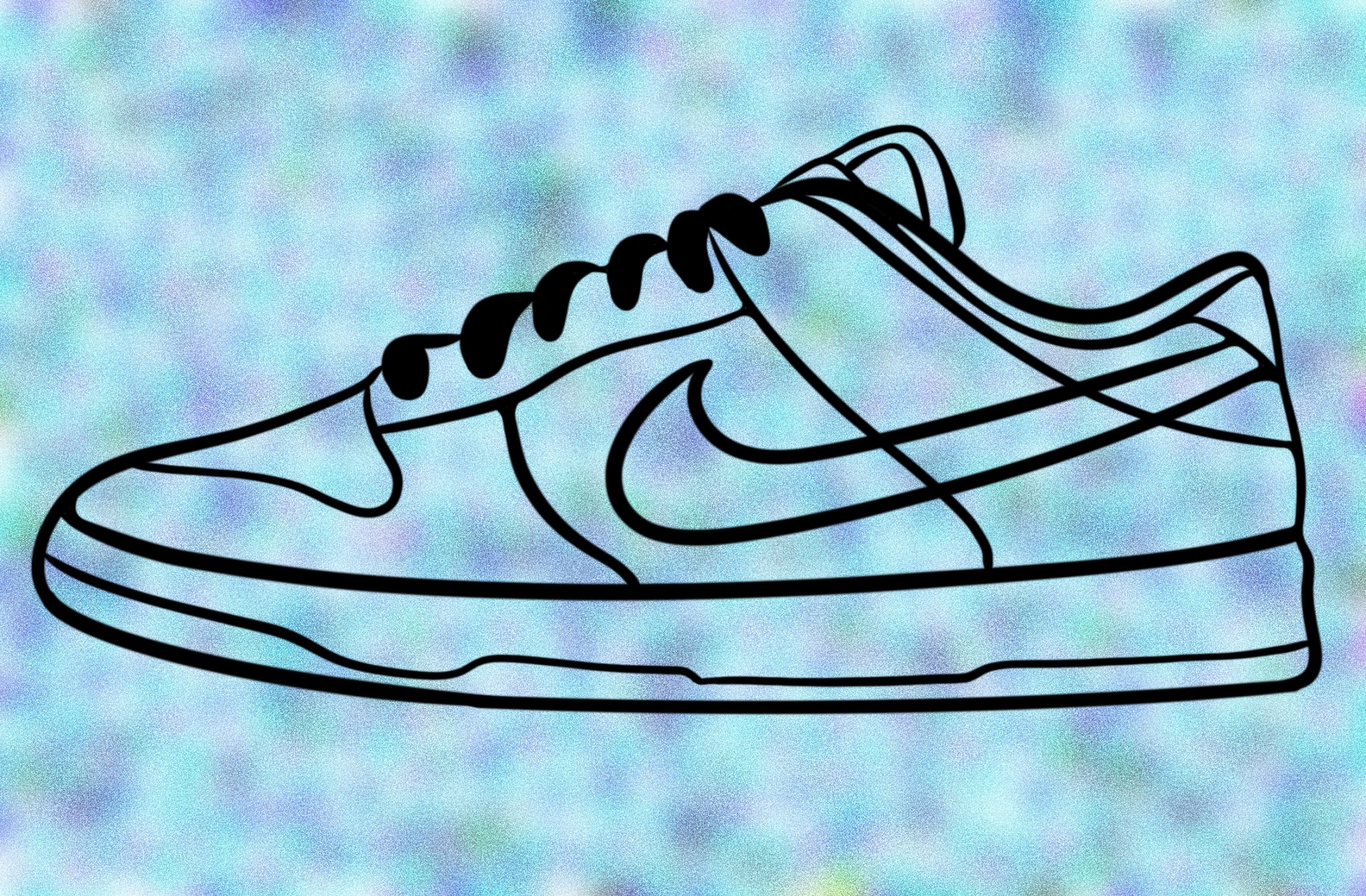 Tranh Treo Tường Nike Dunk Low