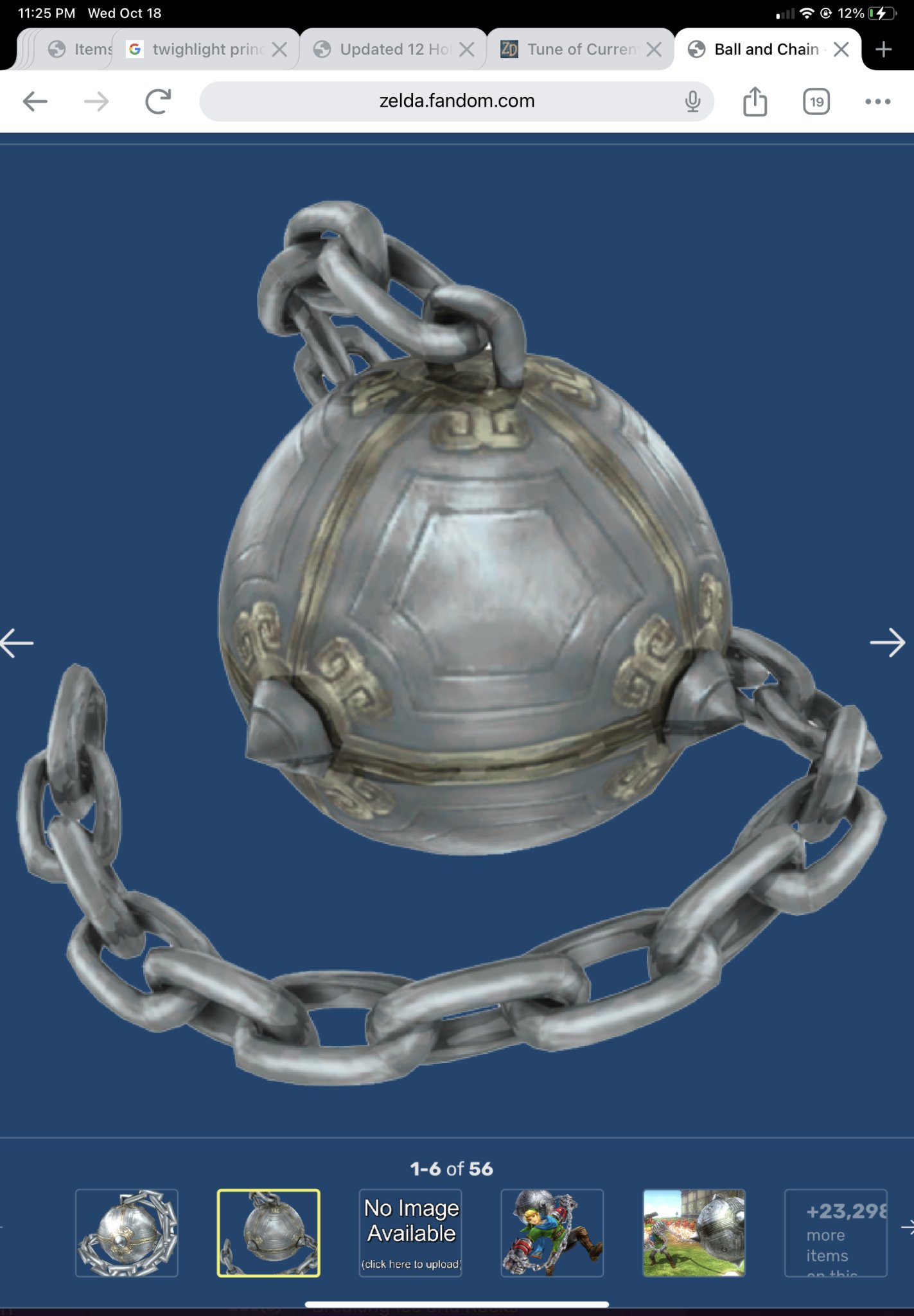 **Vũ khí xích và quả cầu trong The Legend of Zelda: Twilight Princess**