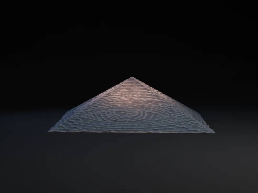 Pyramid Illuminati - Giá đỡ cửa bằng nến tealight