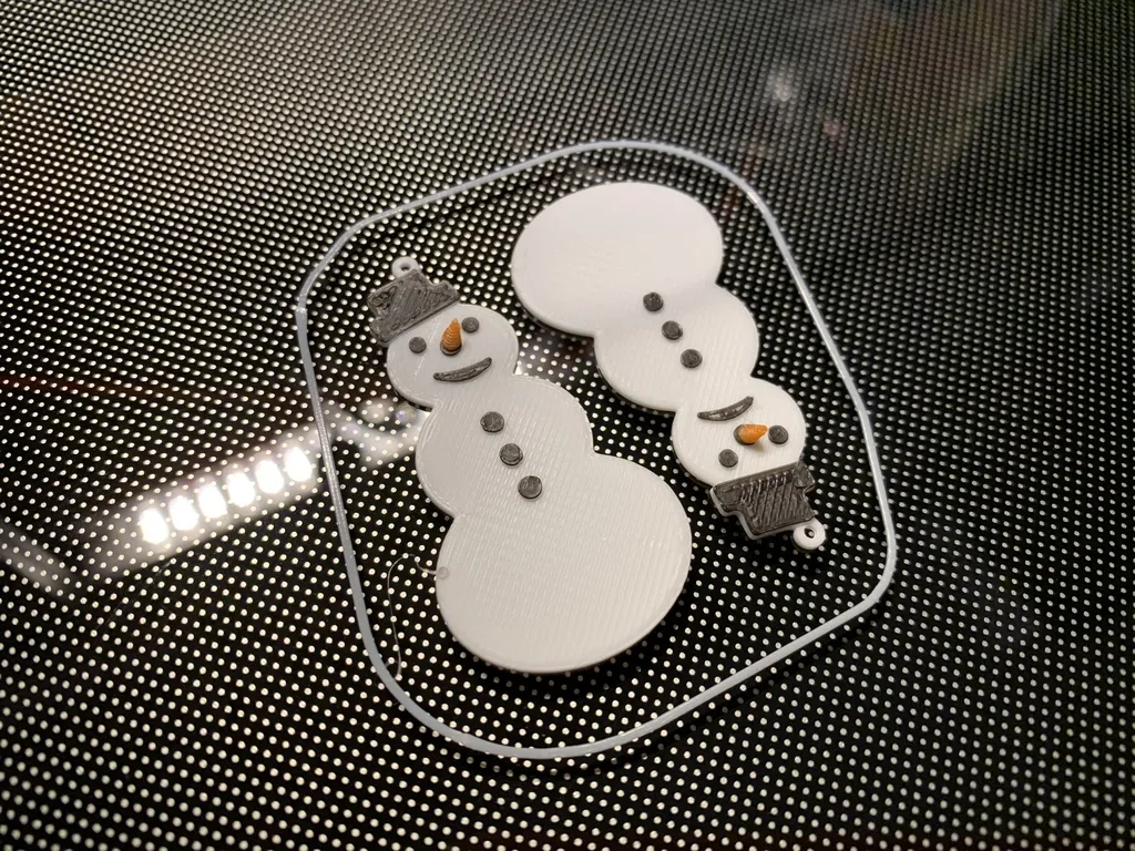 Bông tuyết trang sức tai hình người tuyết