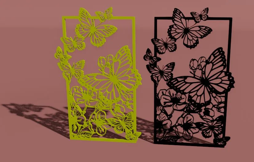 Móc treo ảnh bướm