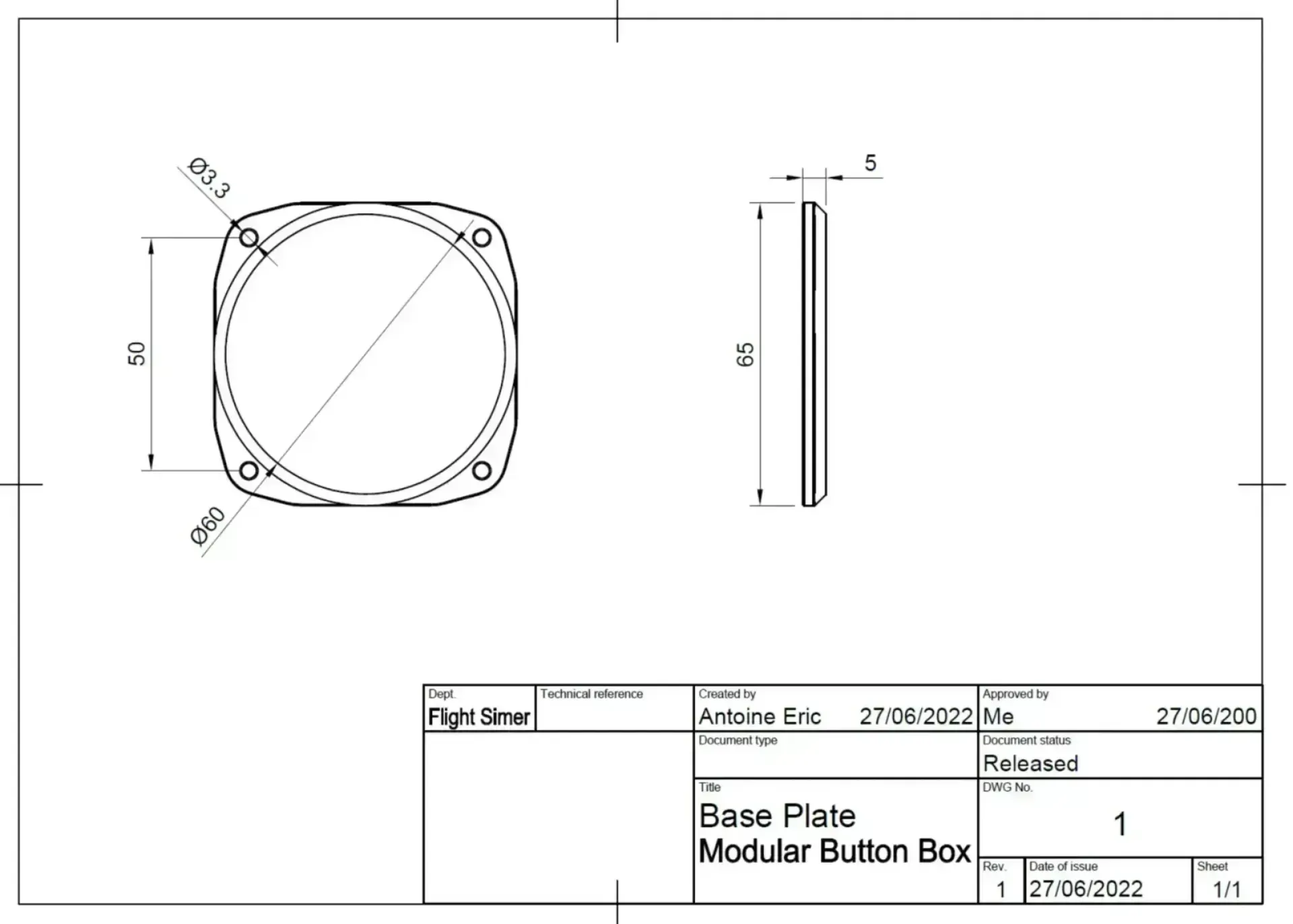 Bảng điều khiển mô phỏng cockpit máy bay tại nhà
