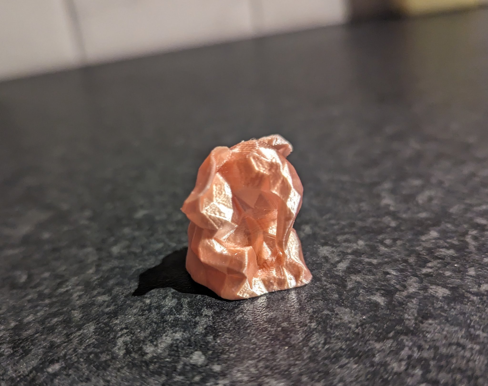 Voi thấp poly trang trí dễ thương