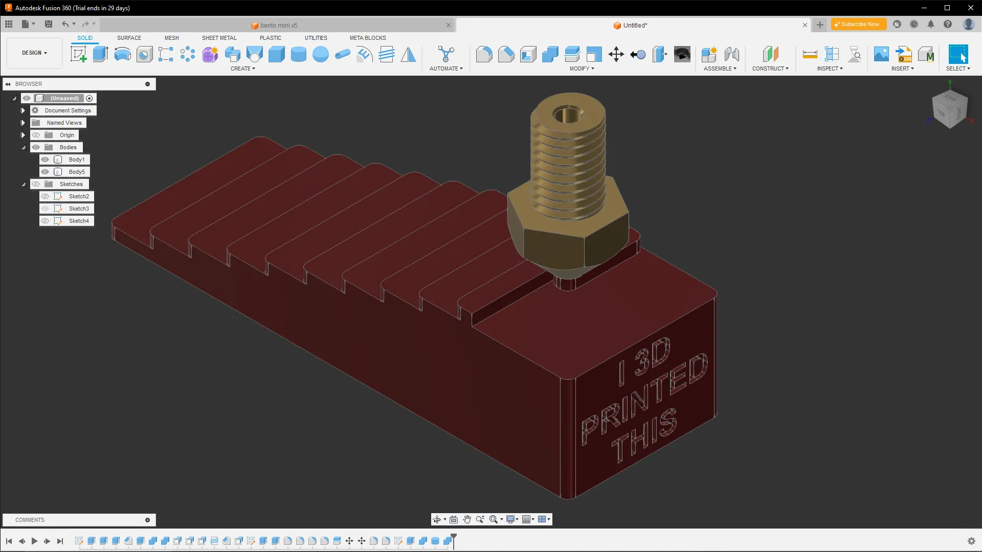 Giá đỡ cửa phong cách M6 in 3D thời thượng