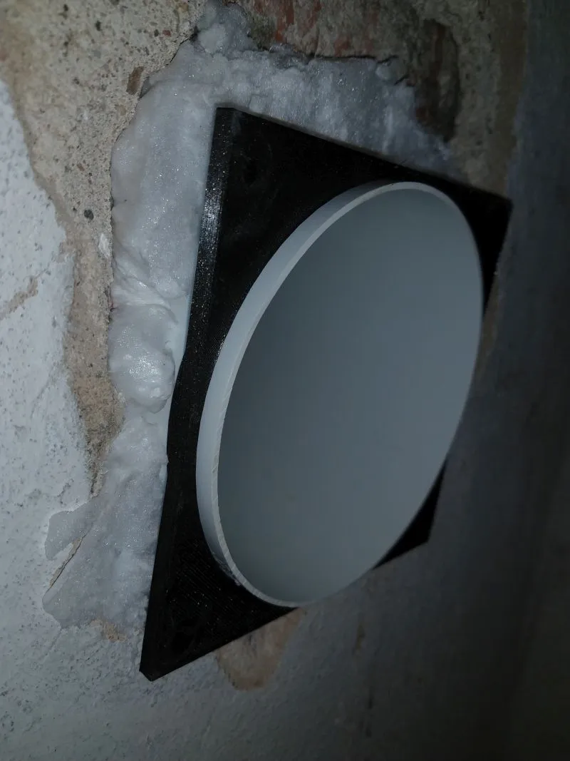 Kết nối nhanh thông gió 125mm với 4 nam châm