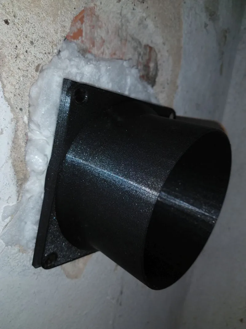 Kết nối nhanh thông gió 125mm với 4 nam châm