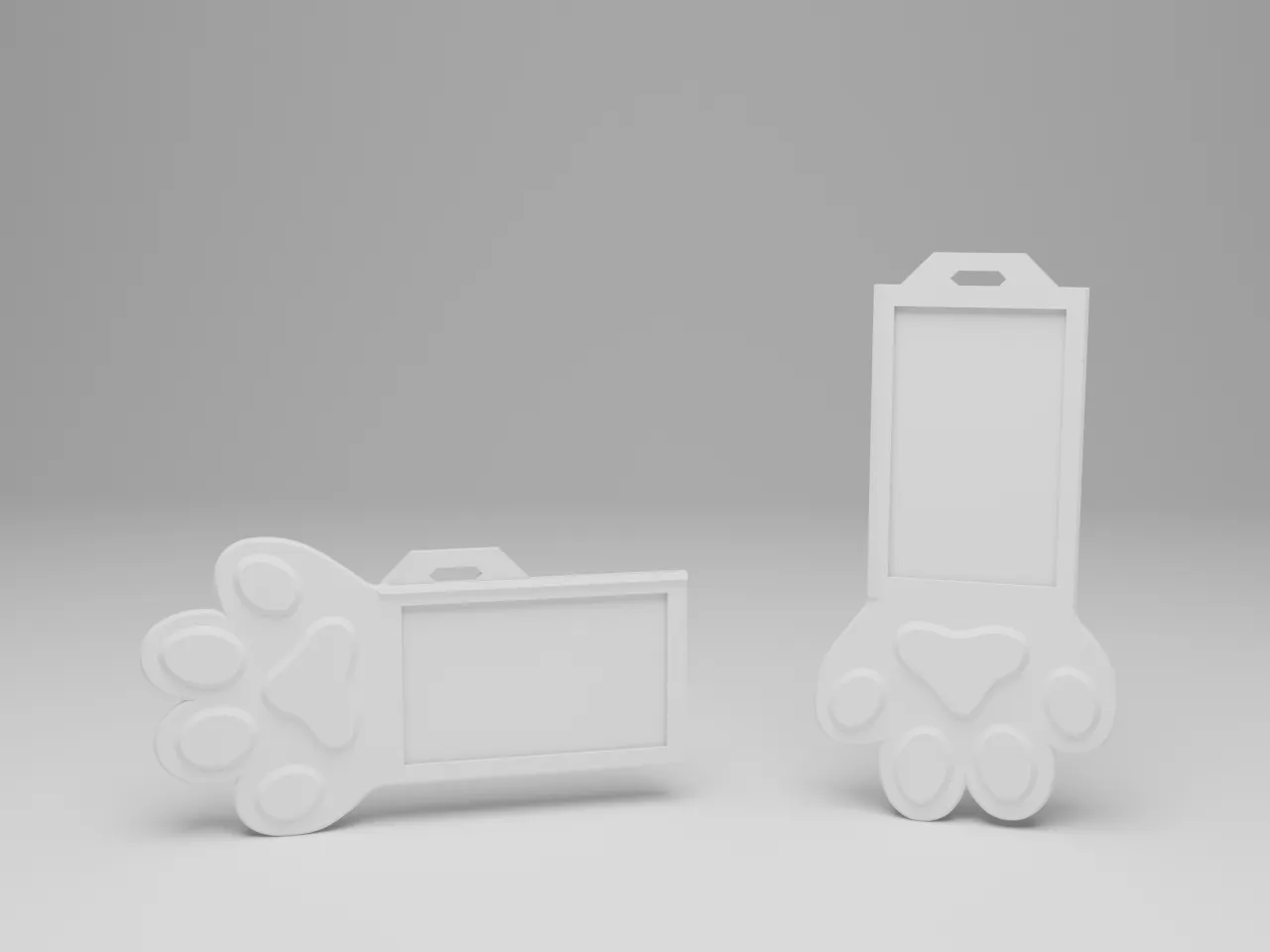 Giá đỡ thẻ ID hình xương cho chó vui nhộn