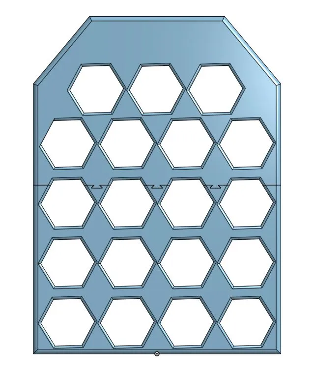 Bảng bảo vệ Airsoft kích thước 22x30cm