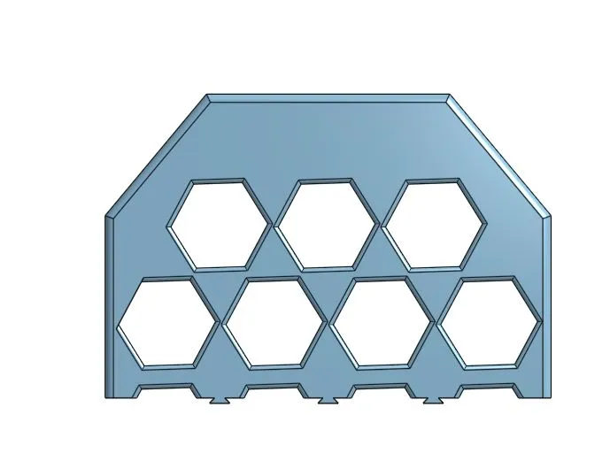 Bảng bảo vệ Airsoft kích thước 22x30cm