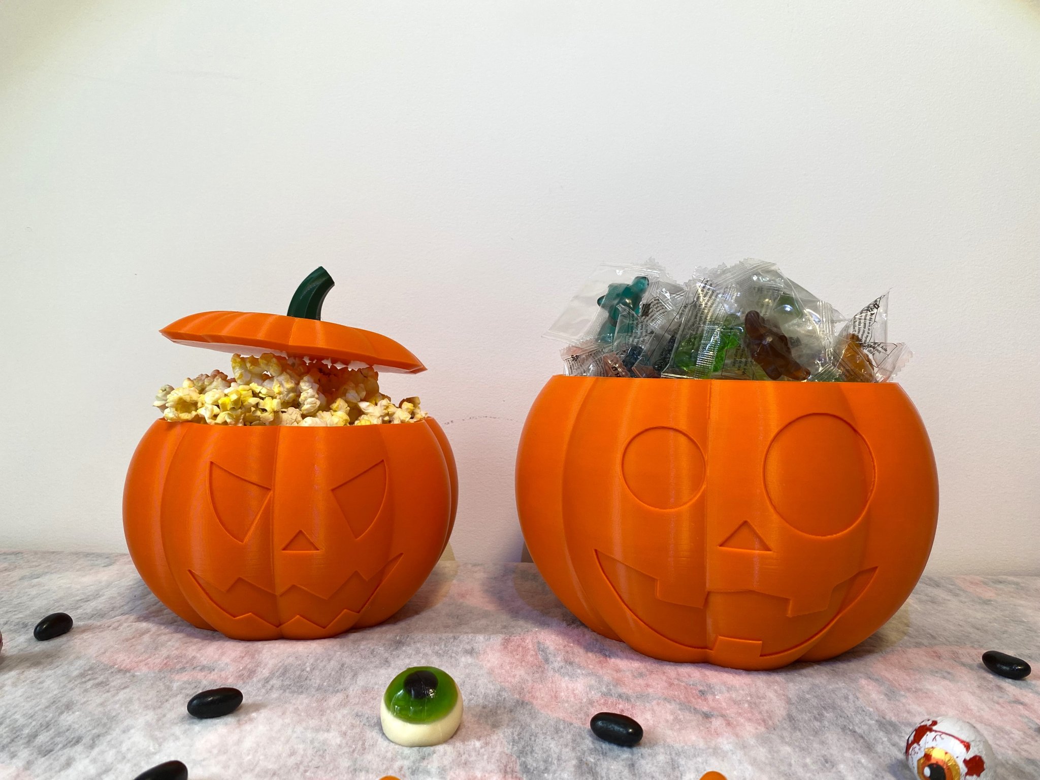 Bát bí ngô dễ thương cho tiệc Halloween