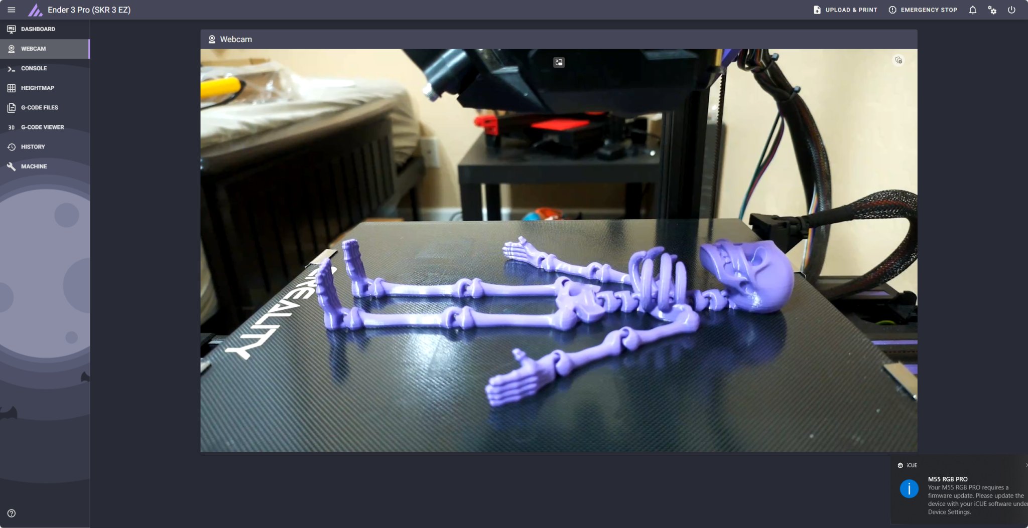 Giá đỡ camera Pi và bộ căng trục X cho Ender 3 / Ender 3 Pro