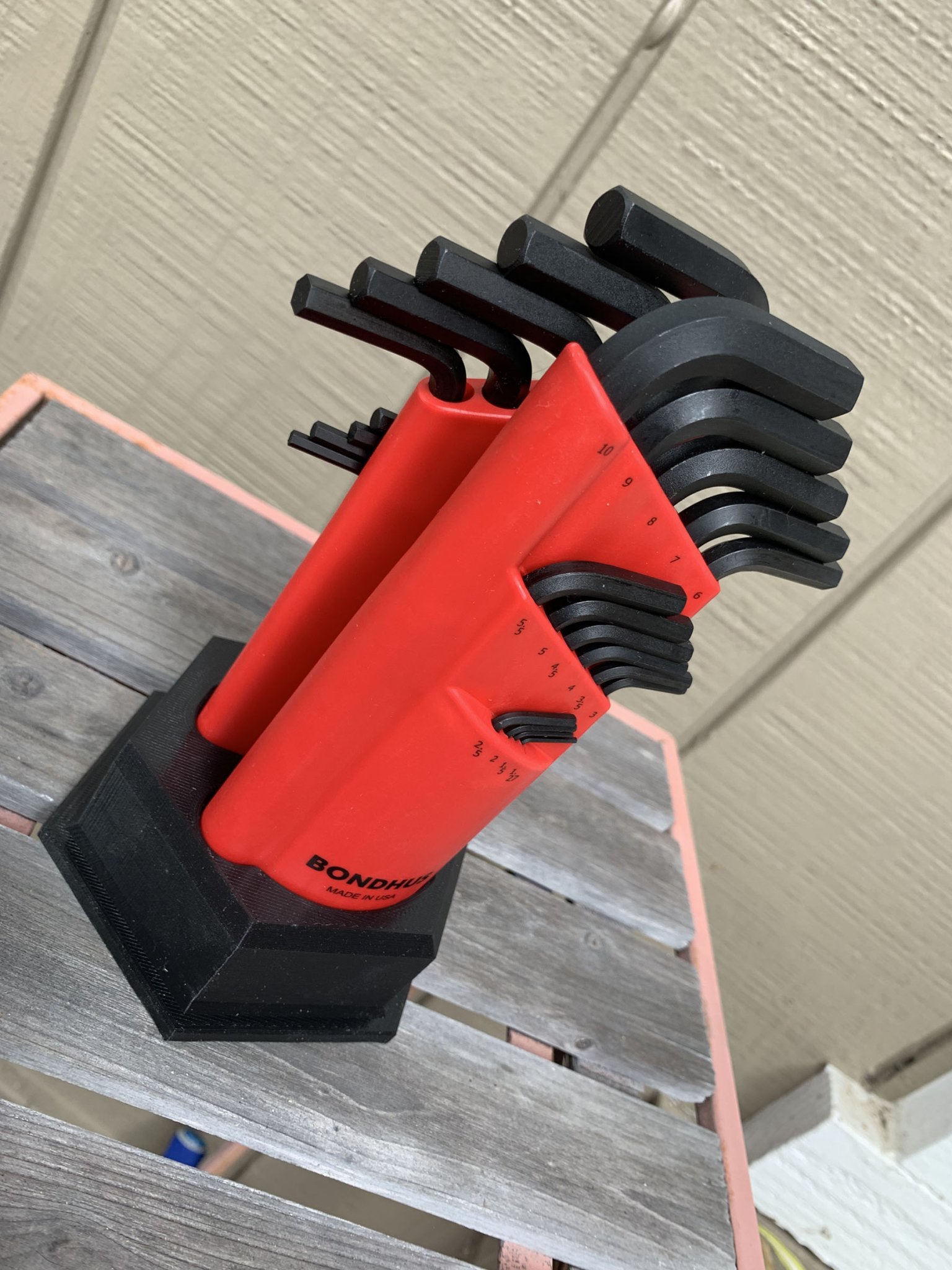 Giá đỡ chìa khóa Allen Bondhus dạng mét