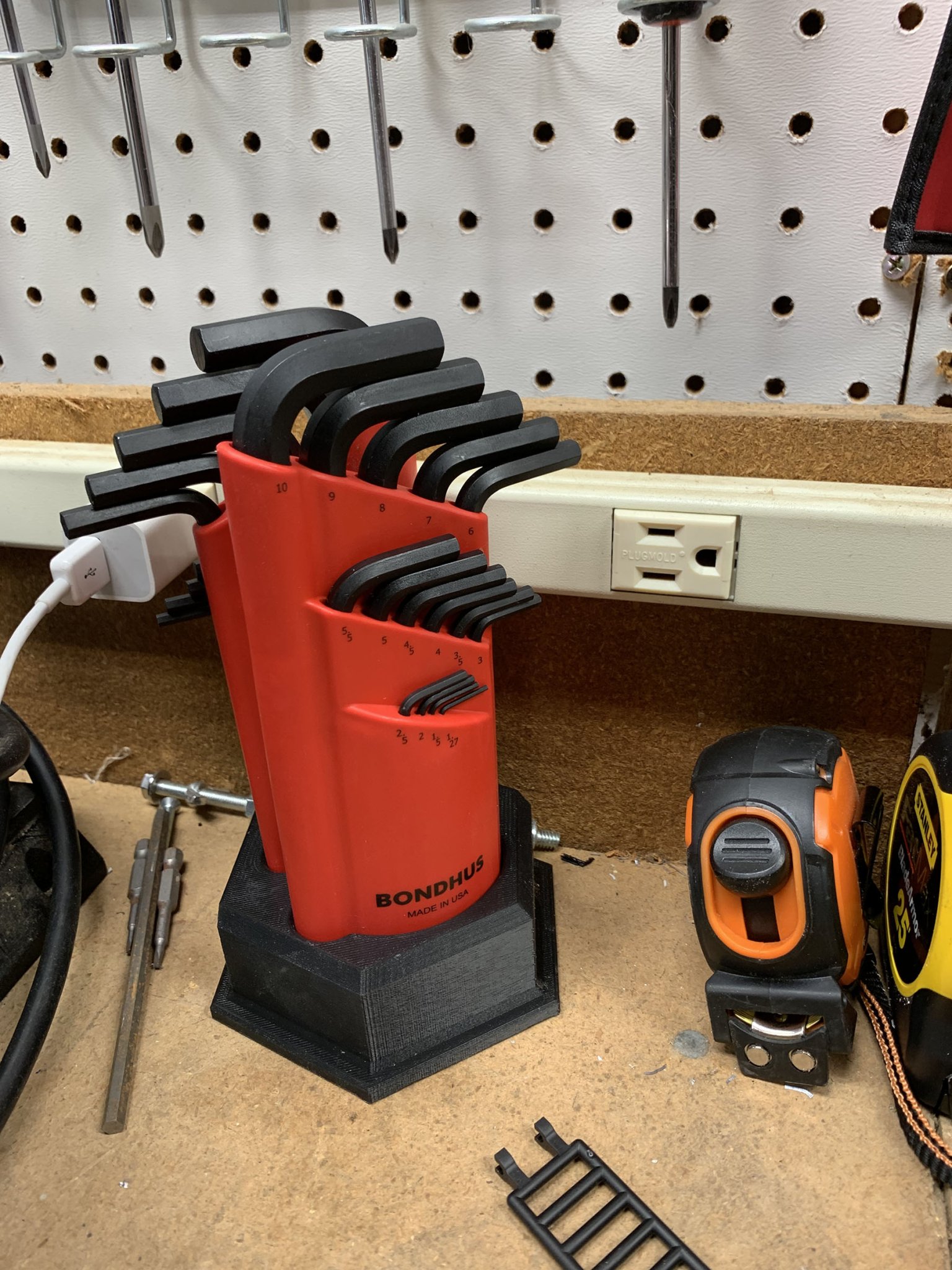 Giá đỡ chìa khóa Allen Bondhus dạng mét