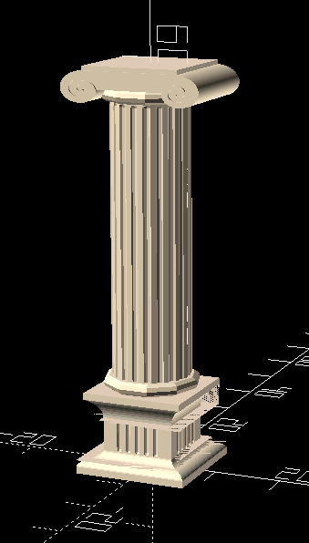 Iconic Ionic: Bộ xây dựng cột động