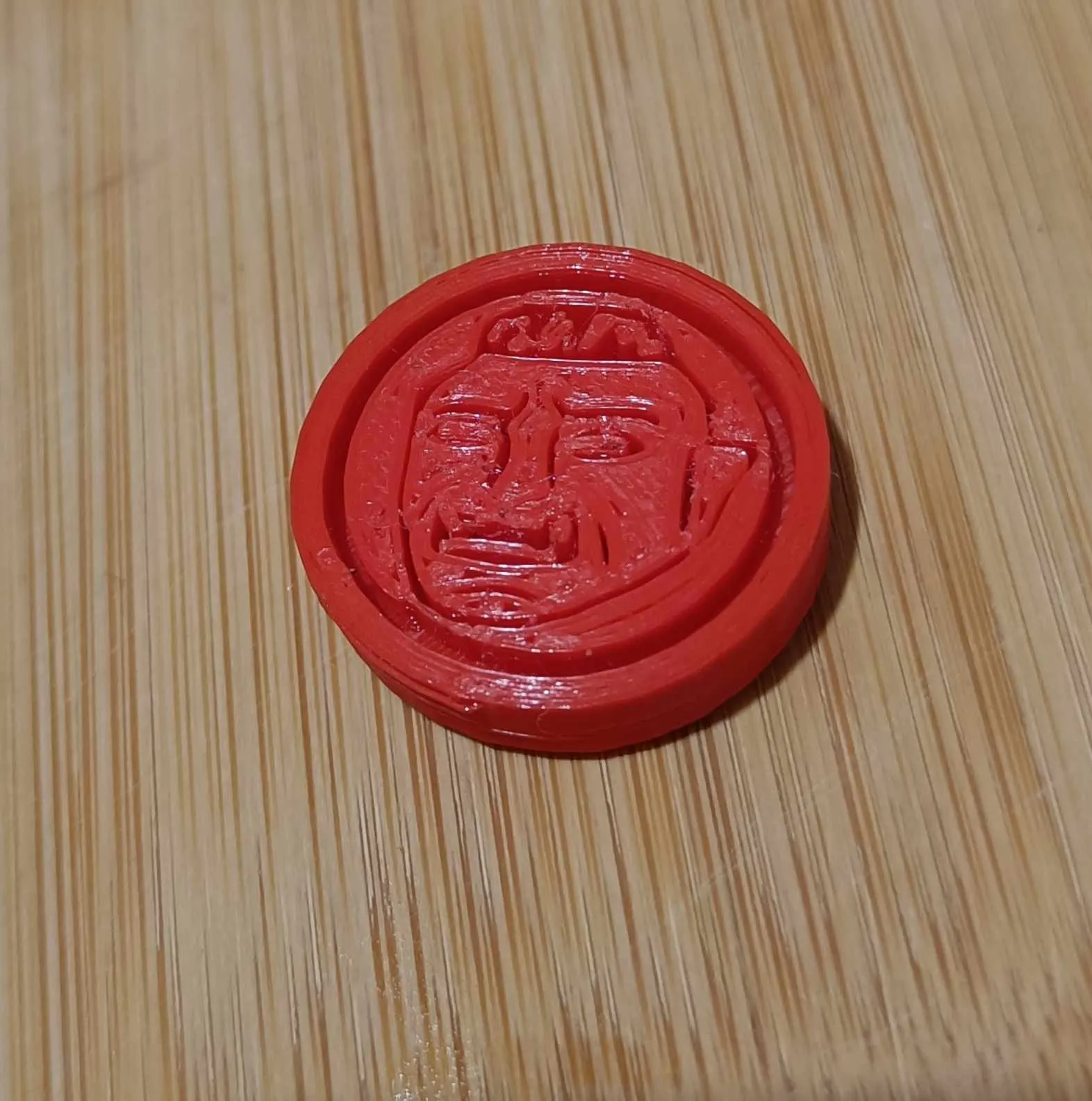 Token Orc cho DnD 1x1" in hình khắc