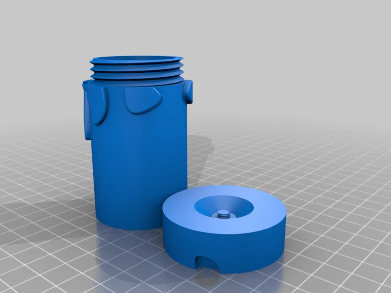 Lọ nến hình dạng nến với ren vít