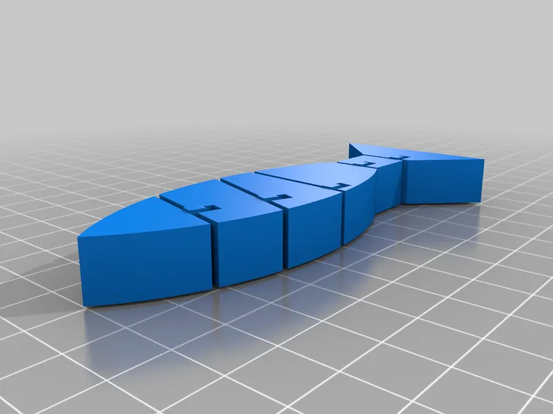 Cá linh hoạt vui nhộn cho trò chơi in 3D